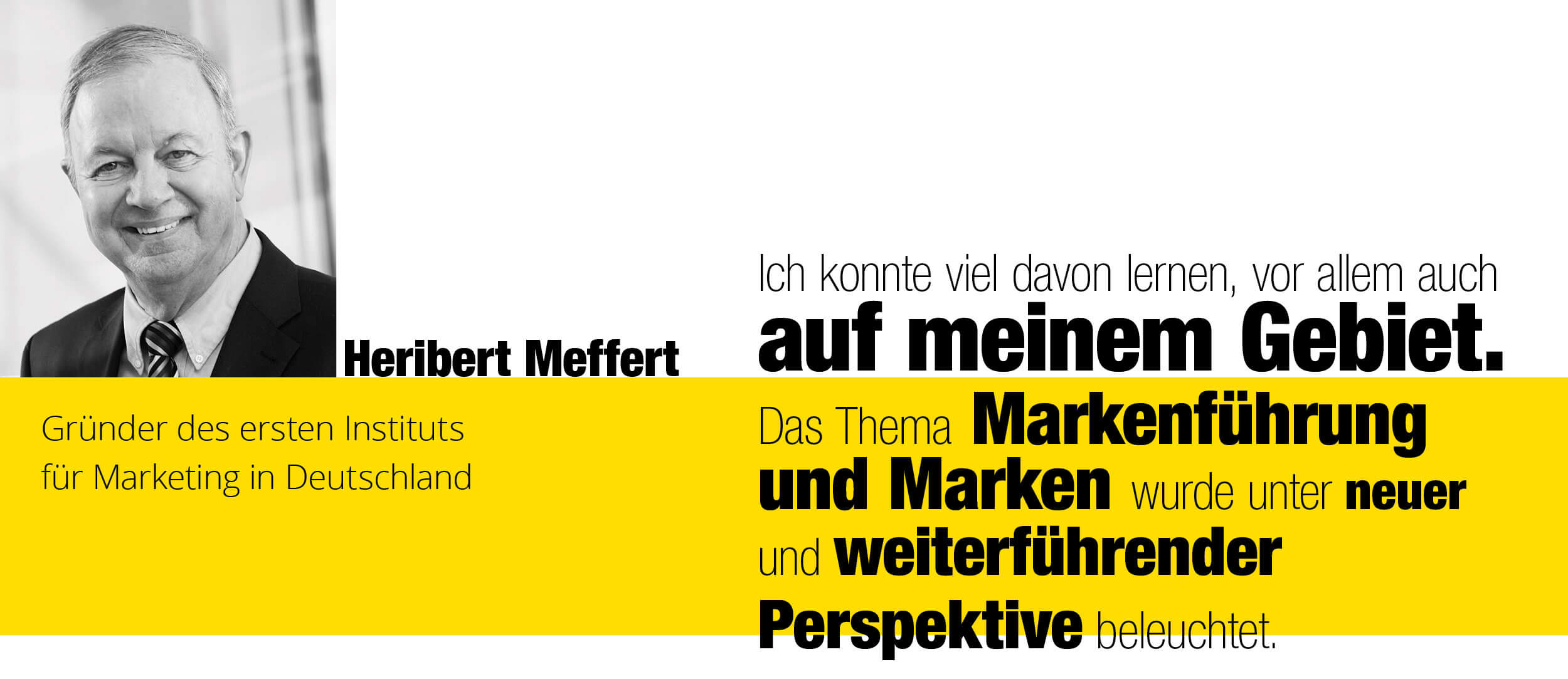 Zitat von Heribert Meffert